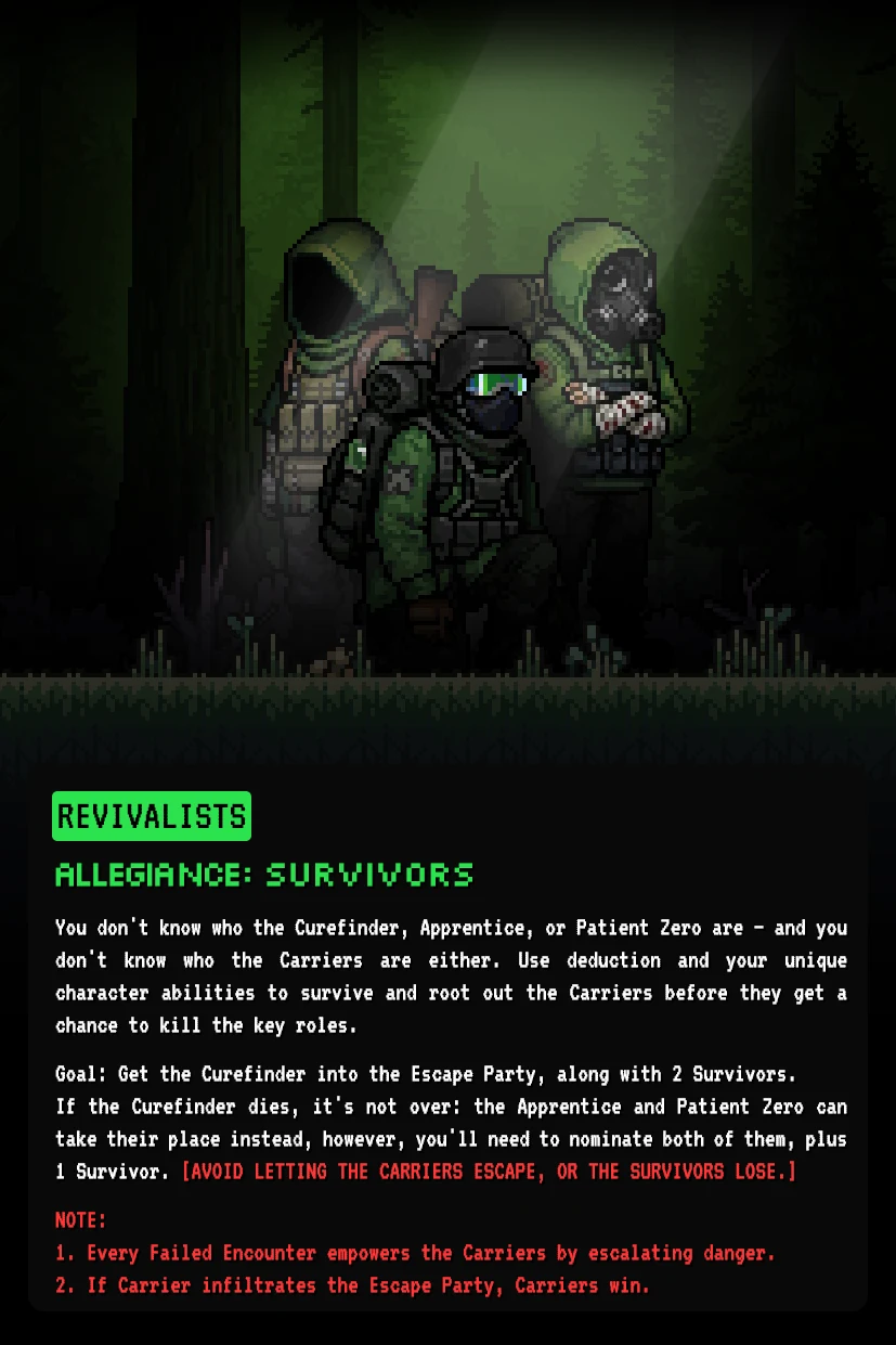 SURVIVOR — full readout